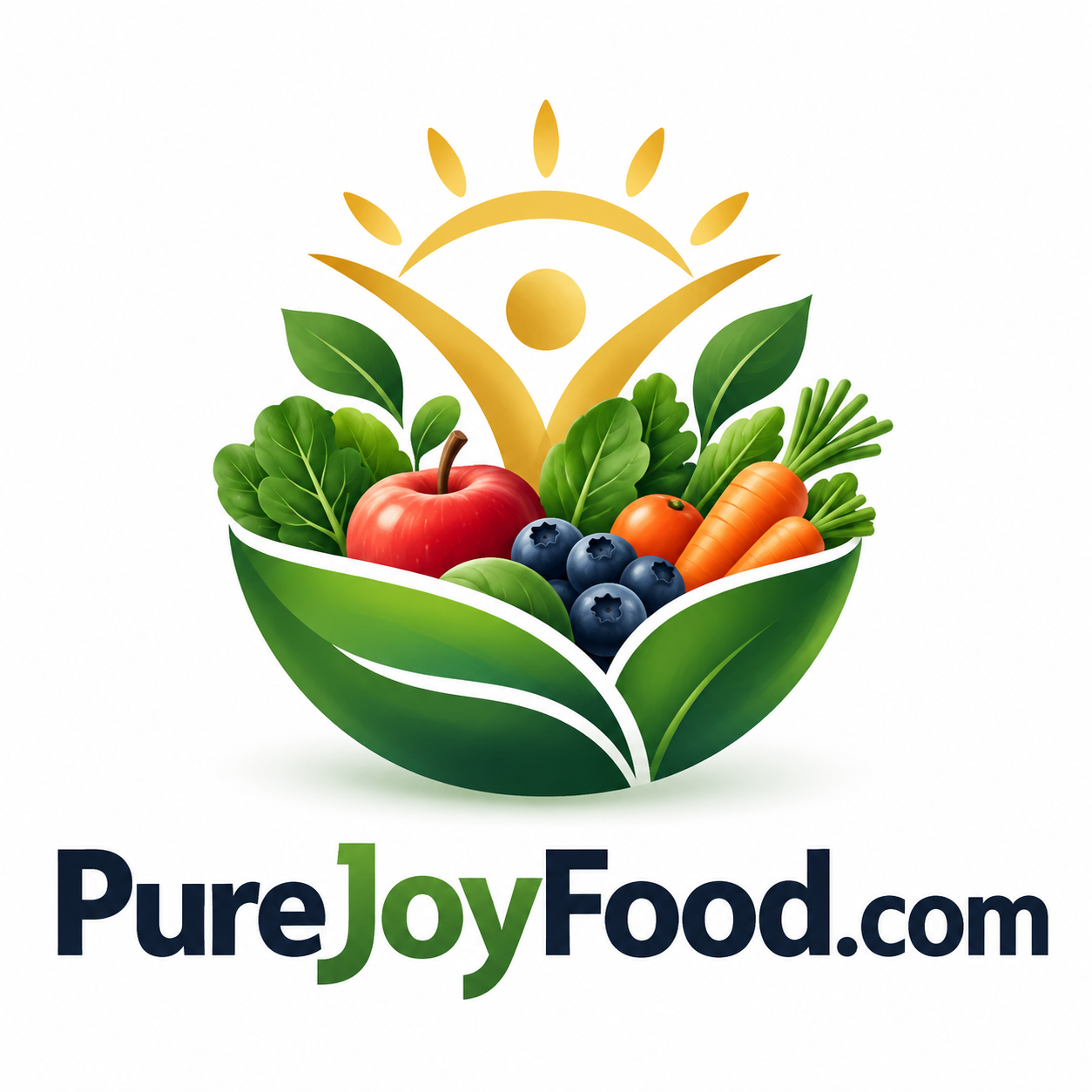 PureJoyFood.com domain name artwork